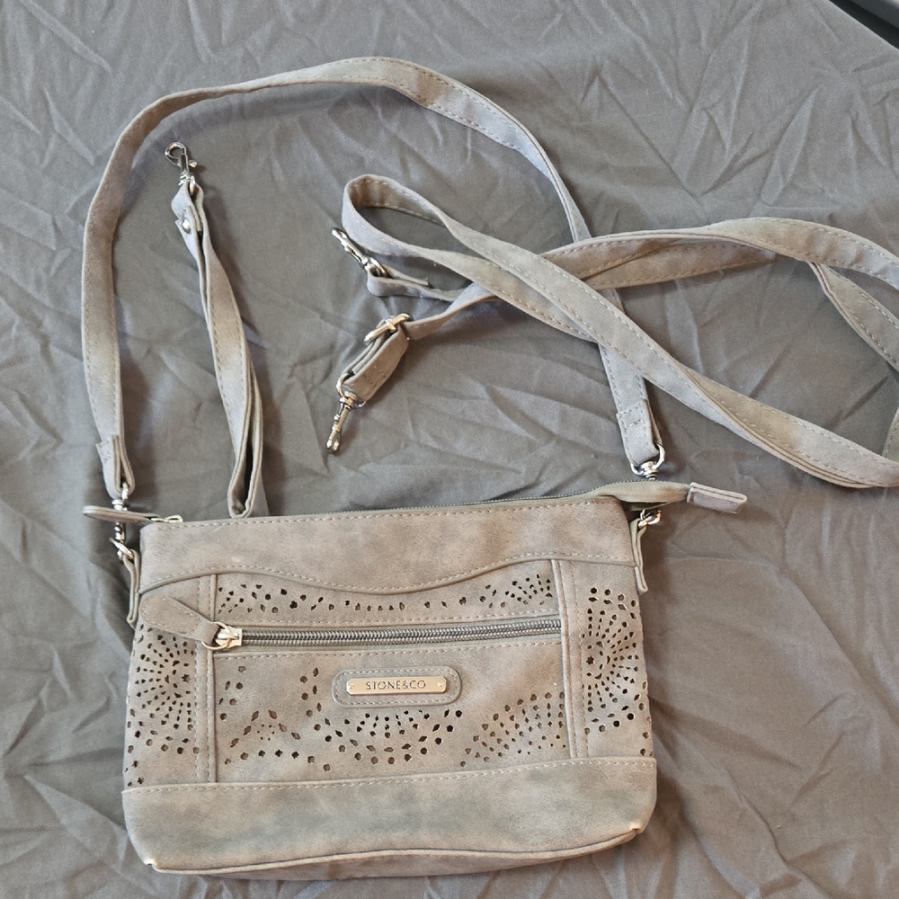 Stone & Co. Gray Crossbody Bag